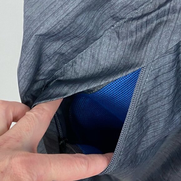 Billabong Soft Shell Jacket Blue Vented Mens Size Large Windbreaker Full Zipper - Picture 12 of 14